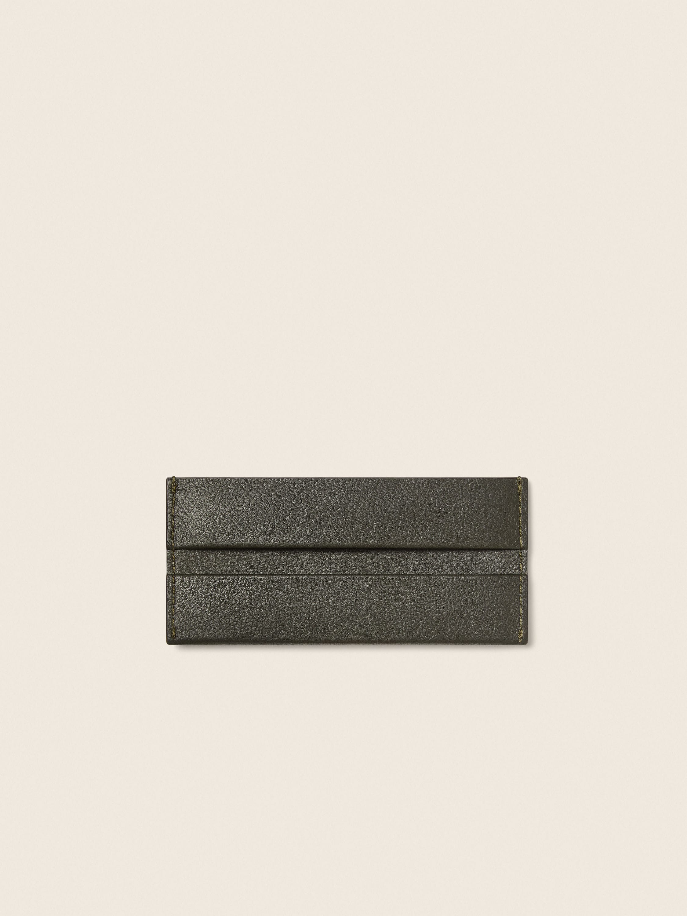 Dark Olive Green SECONDSKIN Card Case Product detail photo #2