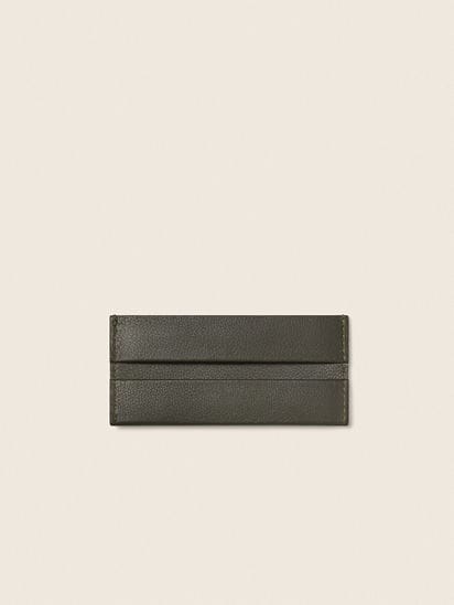 Dark Olive Green SECONDSKIN Card Case FW26 39380878 | Zegna US