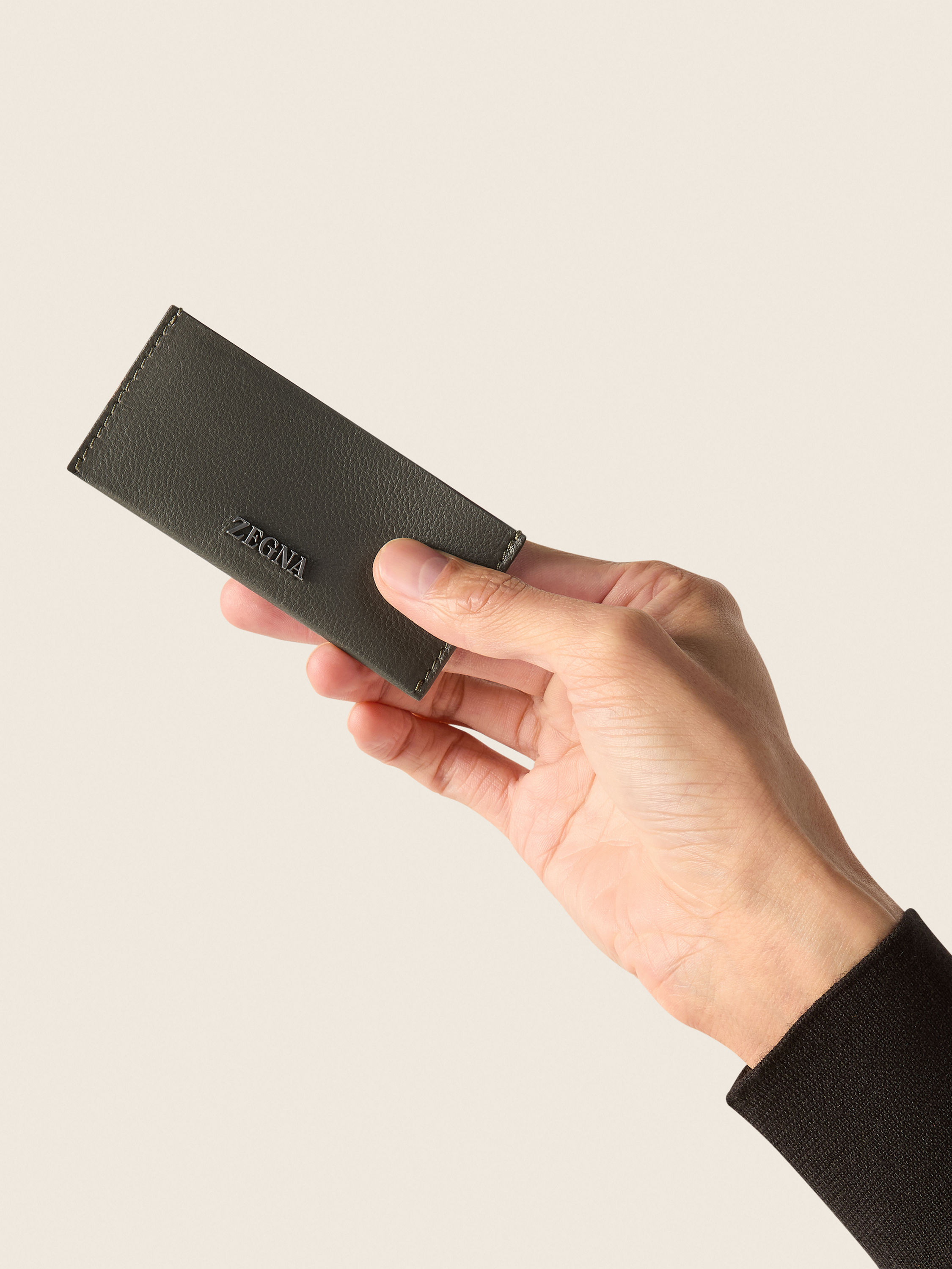 Dark Olive Green SECONDSKIN Card Case Product detail photo #3