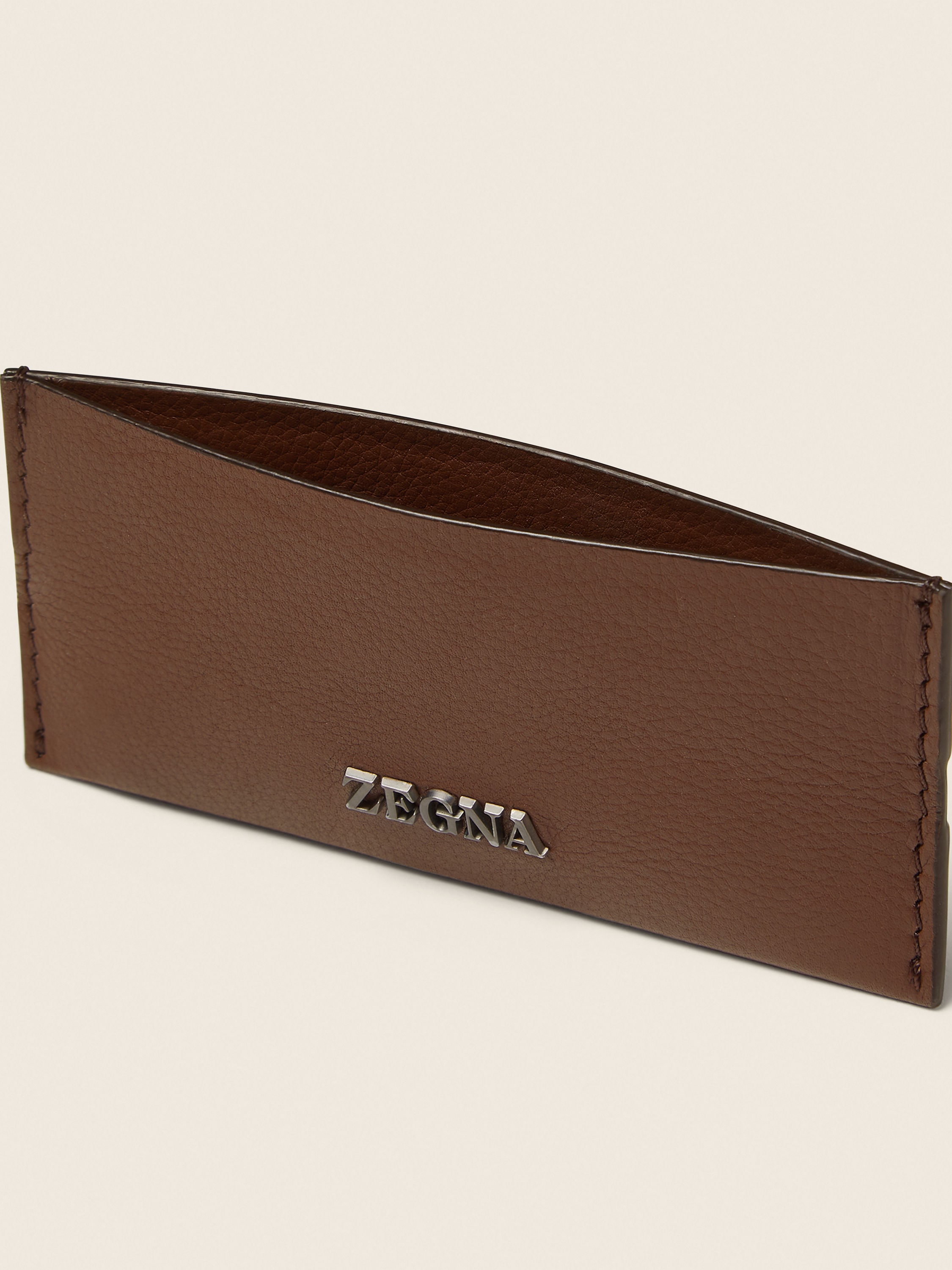 Brown SECONDSKIN Card Case Product detail photo #1