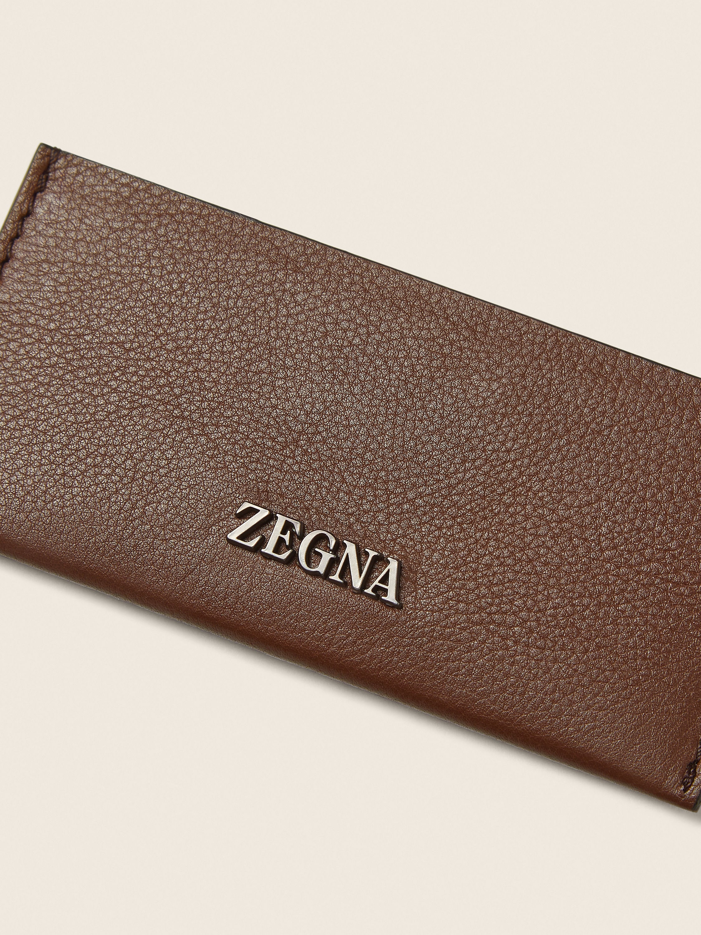 Brown SECONDSKIN Card Case Product detail photo #4