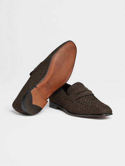 Dark Brown PELLETESSUTA™ Nubuck L'Asola Loafers