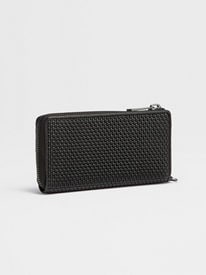 MONCLER ブラックレザー財布 Moncler 財布 | ブラック | FARFETCH JP