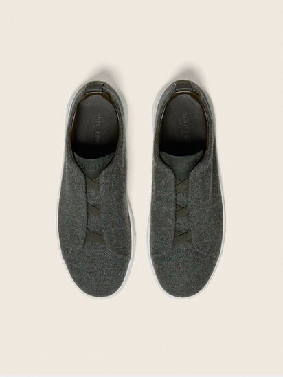 Dark Green Triple Stitch™ Oasi Cashmere Sneakers FW26 35545166