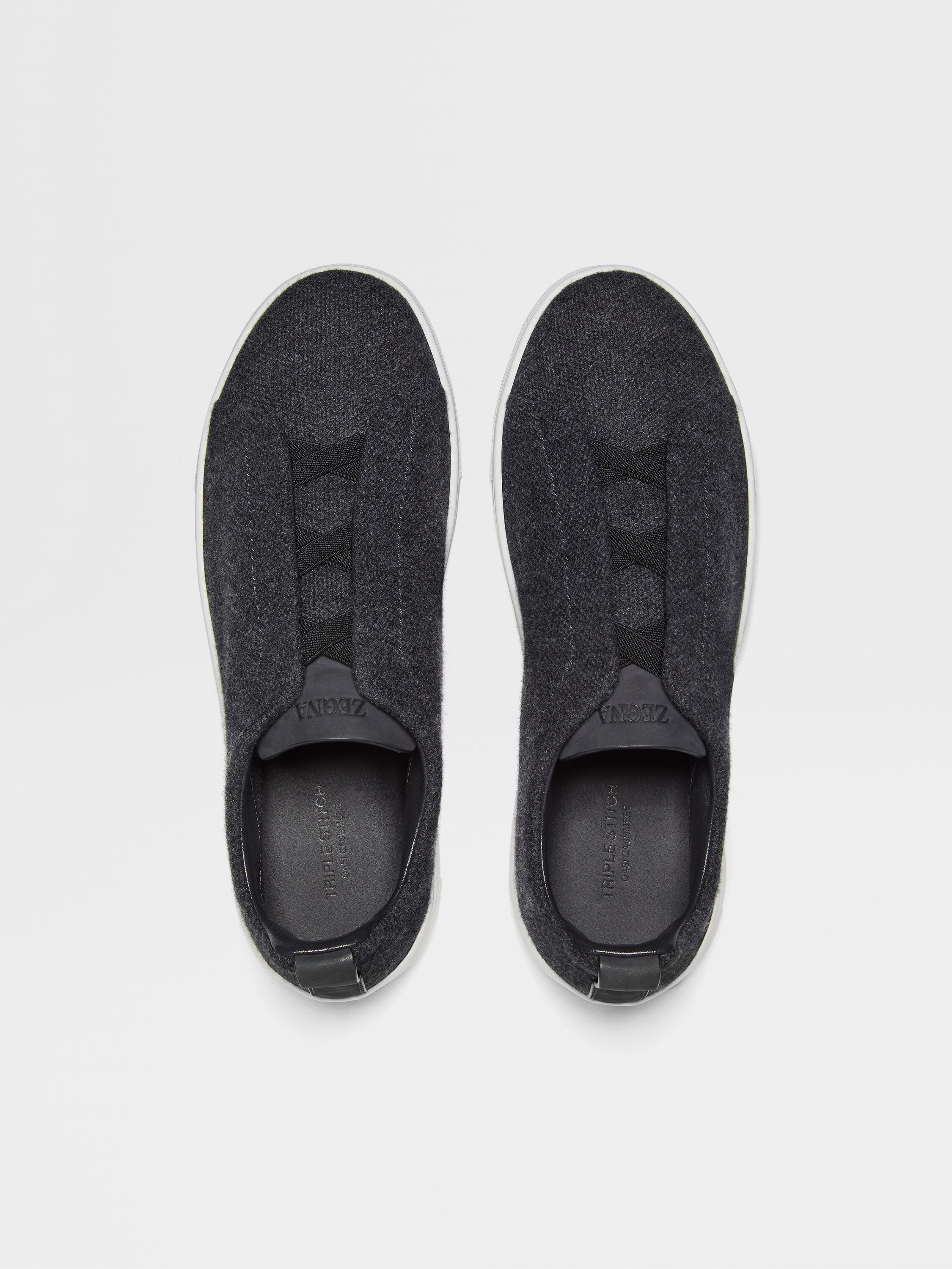 Light Black Triple Stitch™ Oasi Cashmere Sneakers Product detail photo #2