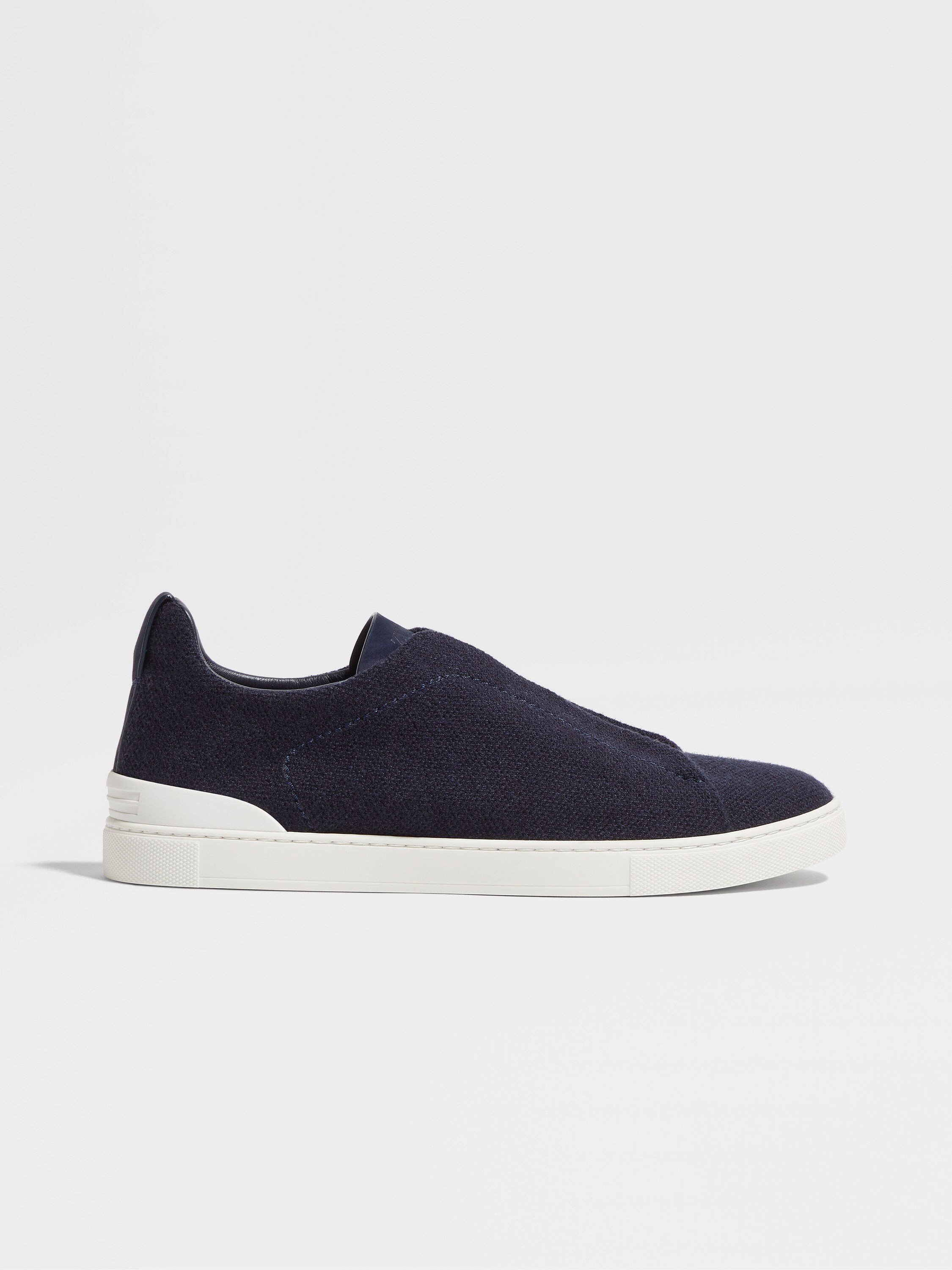 Navy Blue Triple Stitch™ Oasi Cashmere Sneakers Product detail photo #3