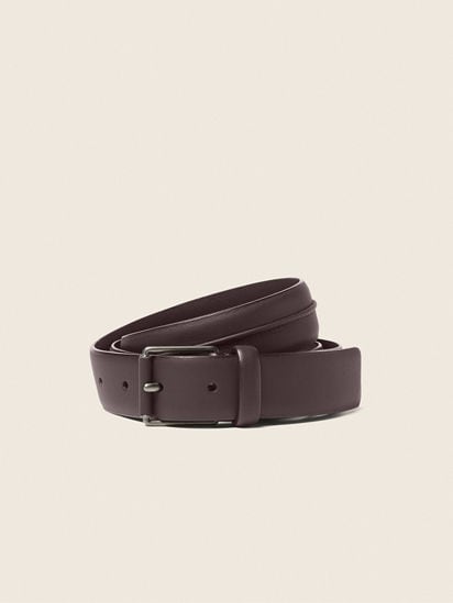 Dark Brown Leather Belt SS26 37151368 | Zegna KR