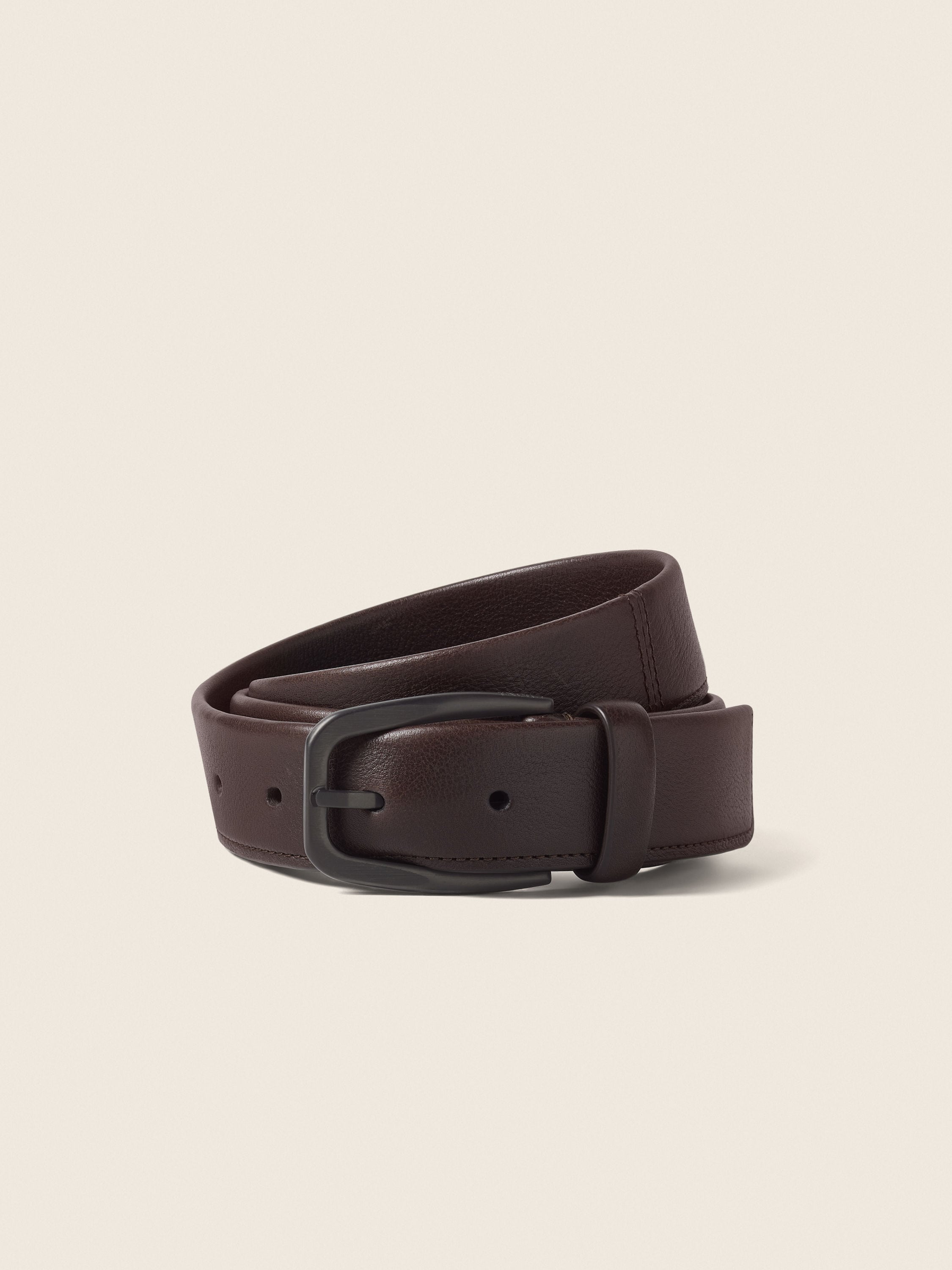 Dark Brown Leather Belt SS26 37151368 | Zegna ES