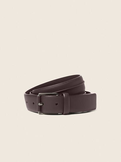 Dark Brown Leather Belt SS26 37151368 | Zegna US
