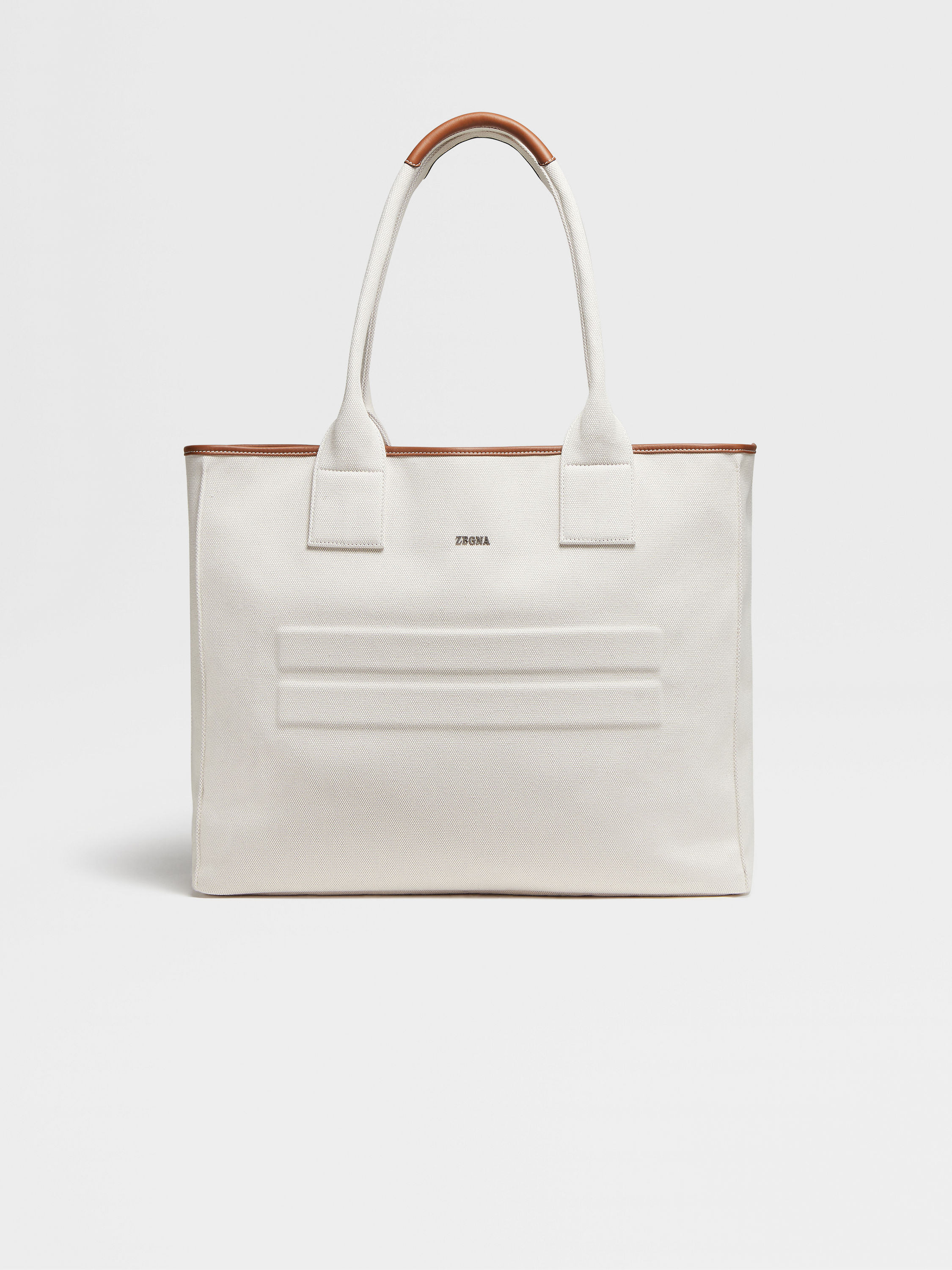 Off White Cotton Tote Bag FW23 26805169 | Zegna US