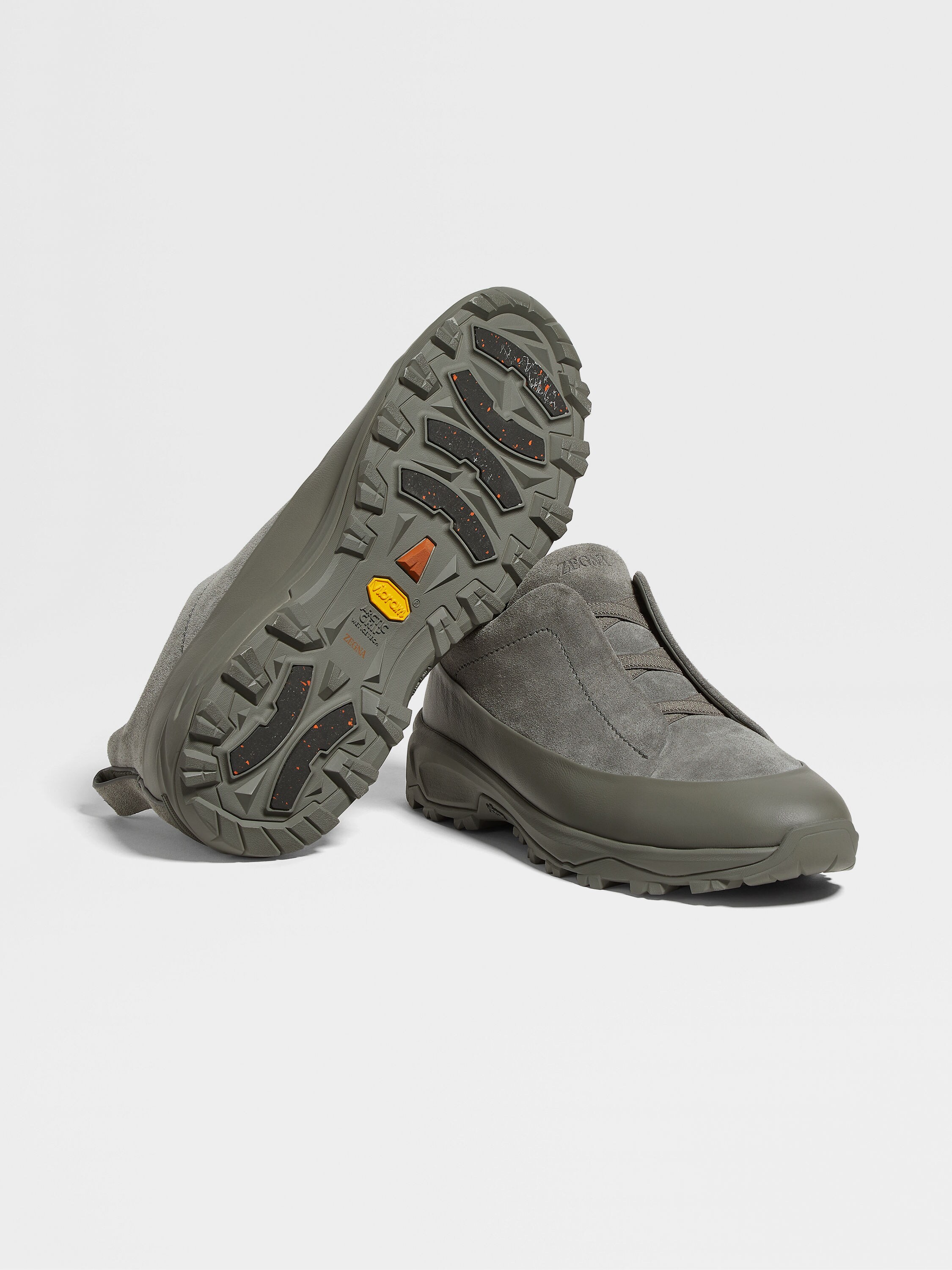 그레이 스웨이드/레더 Triple Stitch™ Monte 스니커즈 제품 상세 사진 #5