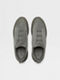 Grey Suede and Leather Triple Stitch™ Monte Sneakers Product detail photo #3