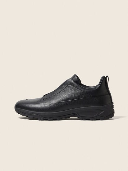 Black Leather Triple Stitch™ Monte Sneakers FW25 35545172 | Zegna US