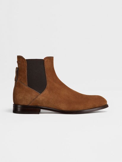 Cigar Suede Vienna Blake Chelsea Boots