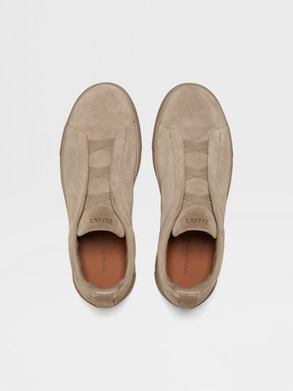 Light Taupe Suede Triple Stitch™ Sneakers FW24 27873935 Light Taupe Suede Triple Stitch™ Sneakers FW24 27873935