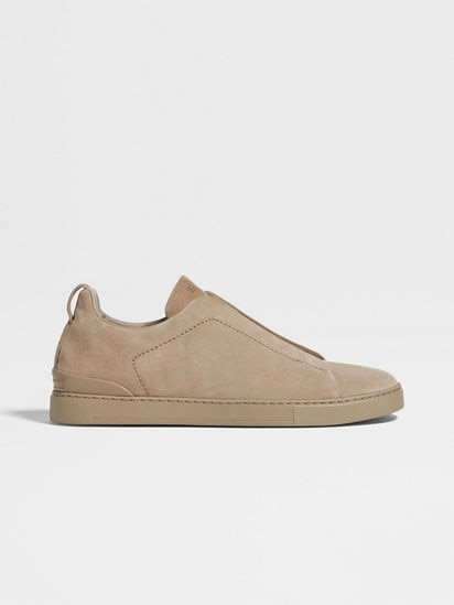Light Taupe Suede Triple Stitch™ Sneakers FW24 27873935 Light Taupe Suede Triple Stitch™ Sneakers FW24 27873935