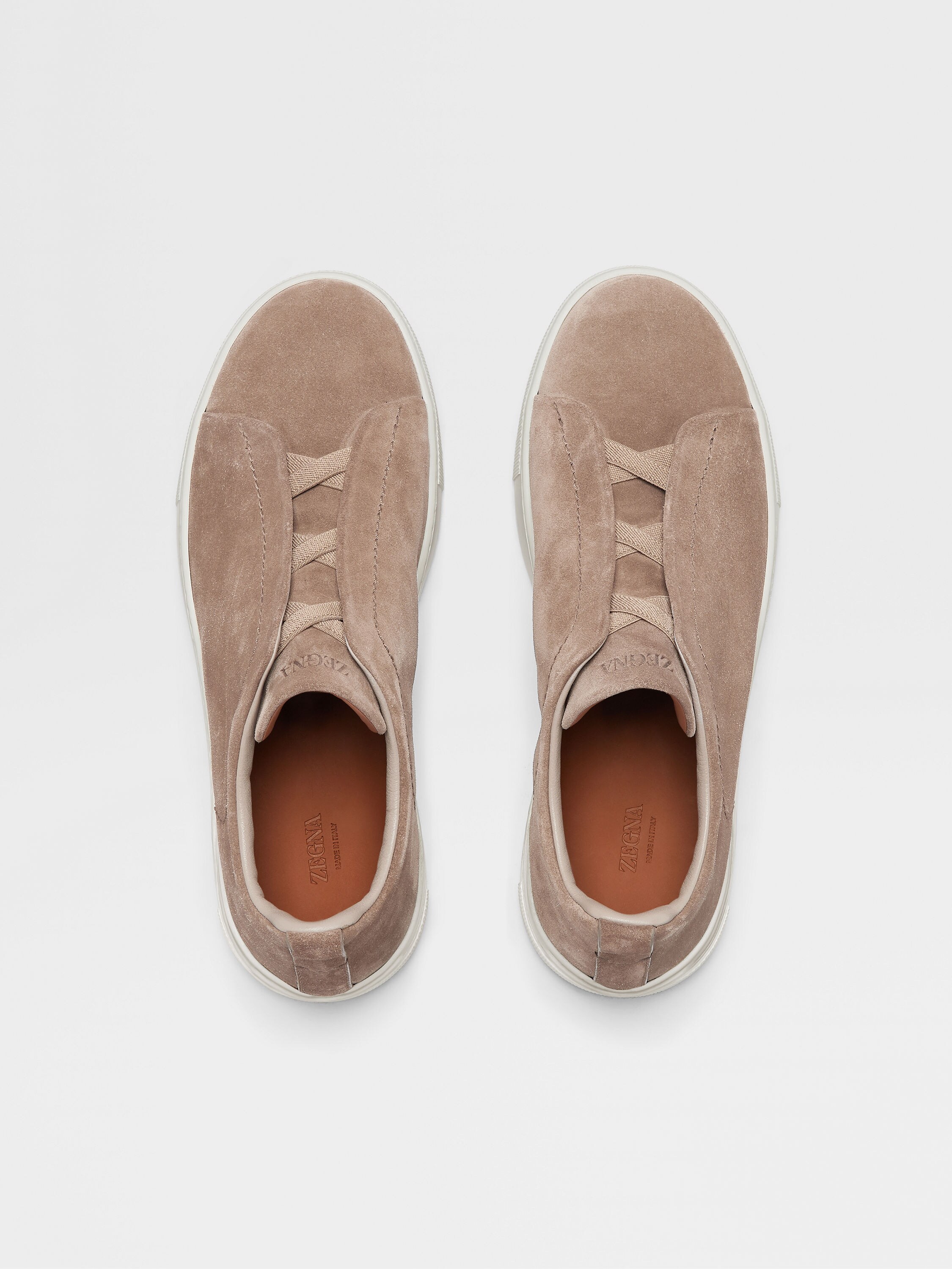 Beige Suede Triple Stitch™ Sneakers SS25 22325564 | Zegna US