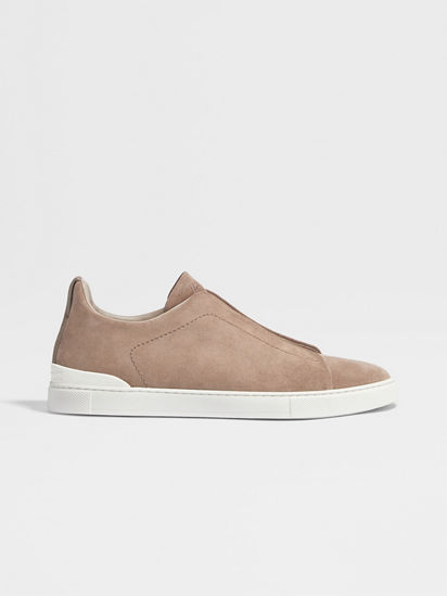 Beige Suede Triple Stitch™ Sneakers SS25 22325564 | Zegna US Beige Suede Triple Stitch™ Sneakers SS25 22325564 | Zegna US