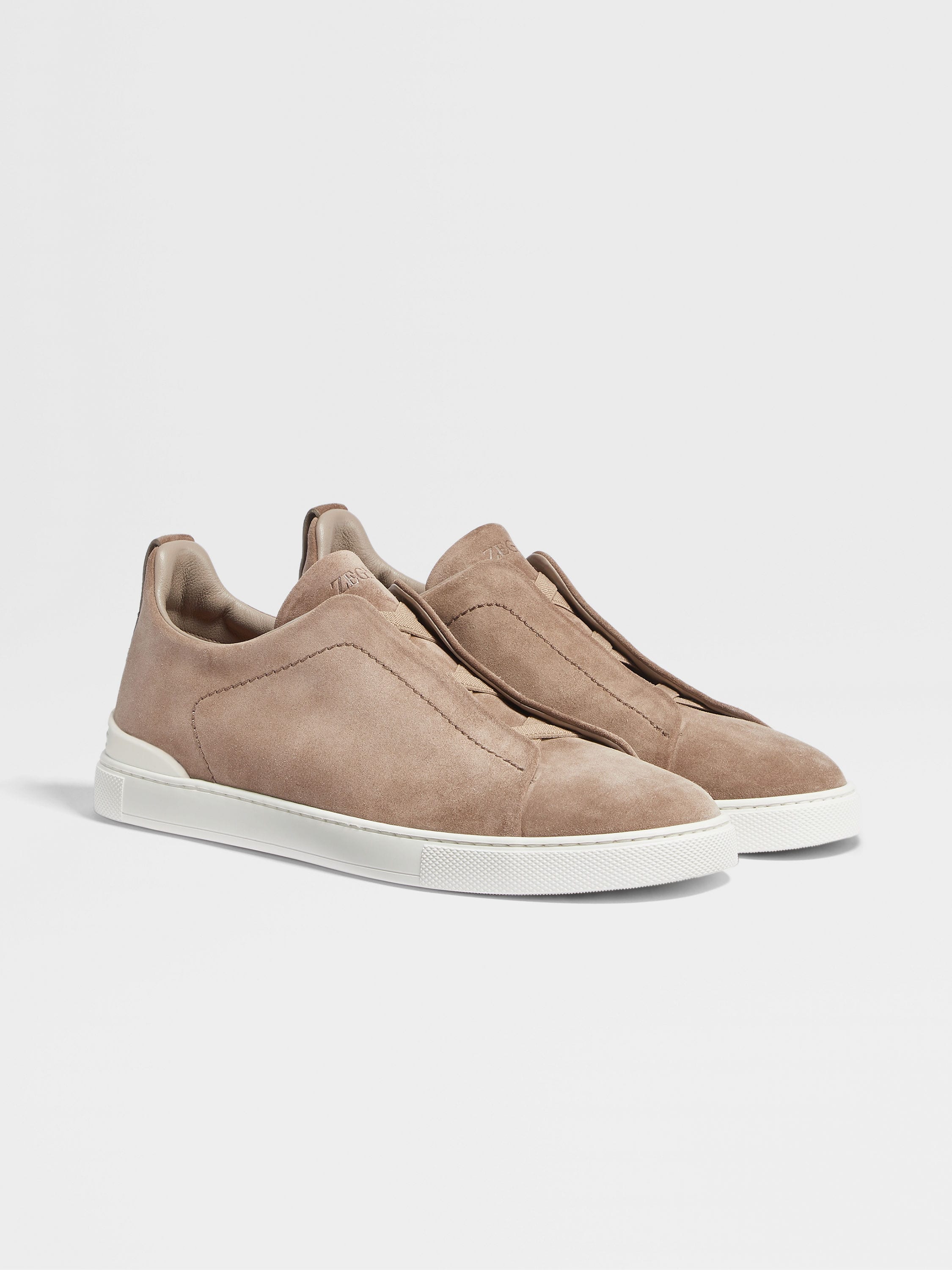 Beige Suede Triple Stitch™ Sneakers SS25 22325564 | Zegna US Beige Suede Triple Stitch™ Sneakers SS25 22325564 | Zegna US