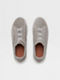 Grey Mélange Suede Triple Stitch™ Sneakers Product detail photo #3