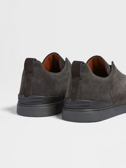 Grey Suede Triple Stitch™ Sneakers FW24 22361699 | Zegna US Grey Suede Triple Stitch™ Sneakers FW24 22361699 | Zegna US