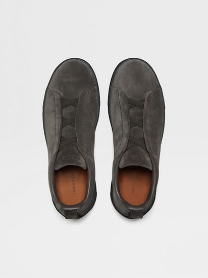 Grey Suede Triple Stitch™ Sneakers FW24 22361699 | Zegna US Grey Suede Triple Stitch™ Sneakers FW24 22361699 | Zegna US