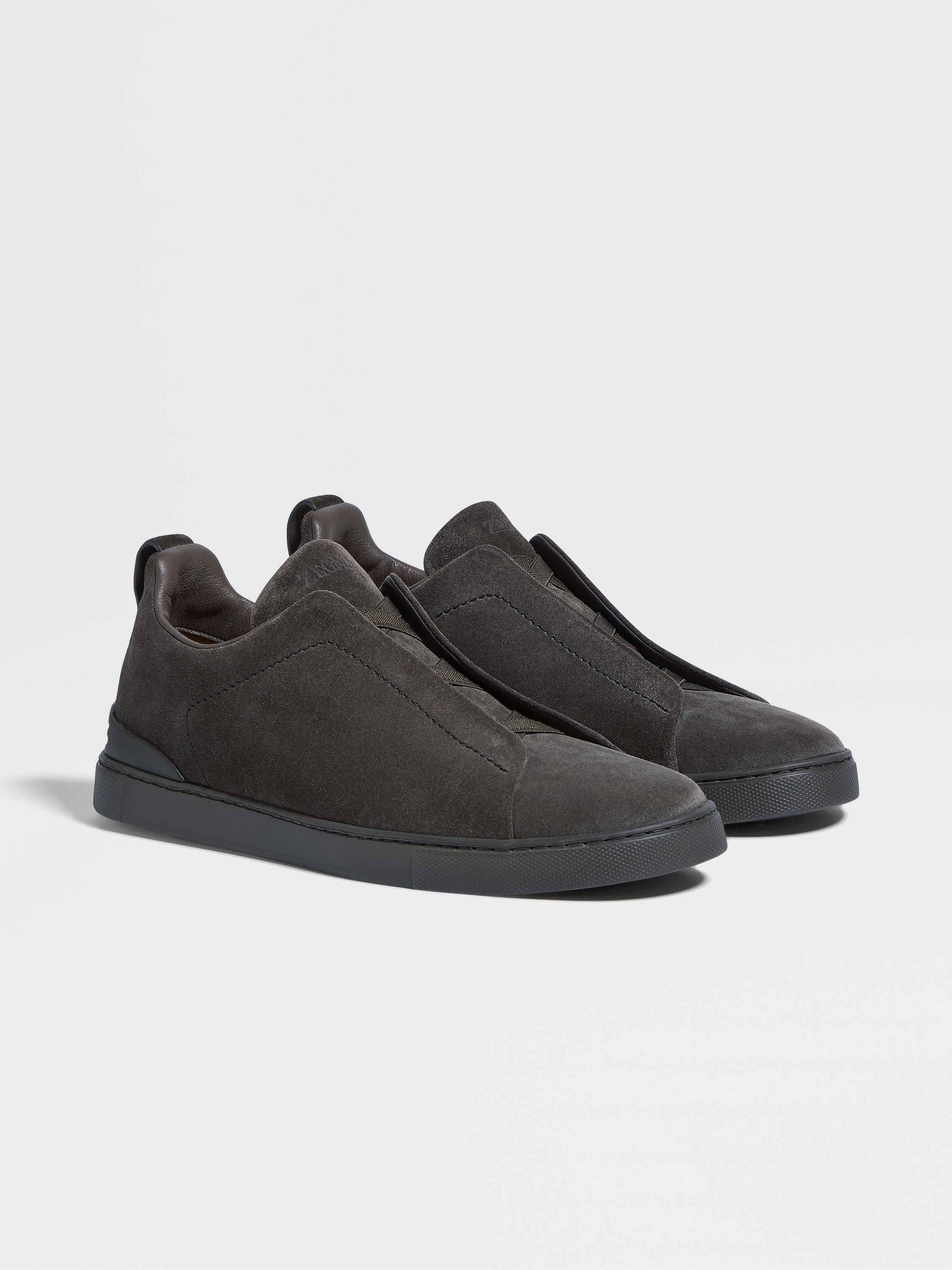 Brown Suede Triple Stitch™ Sneakers FW24 25621915 | Zegna US Brown Suede Triple Stitch™ Sneakers FW24 25621915 | Zegna US
