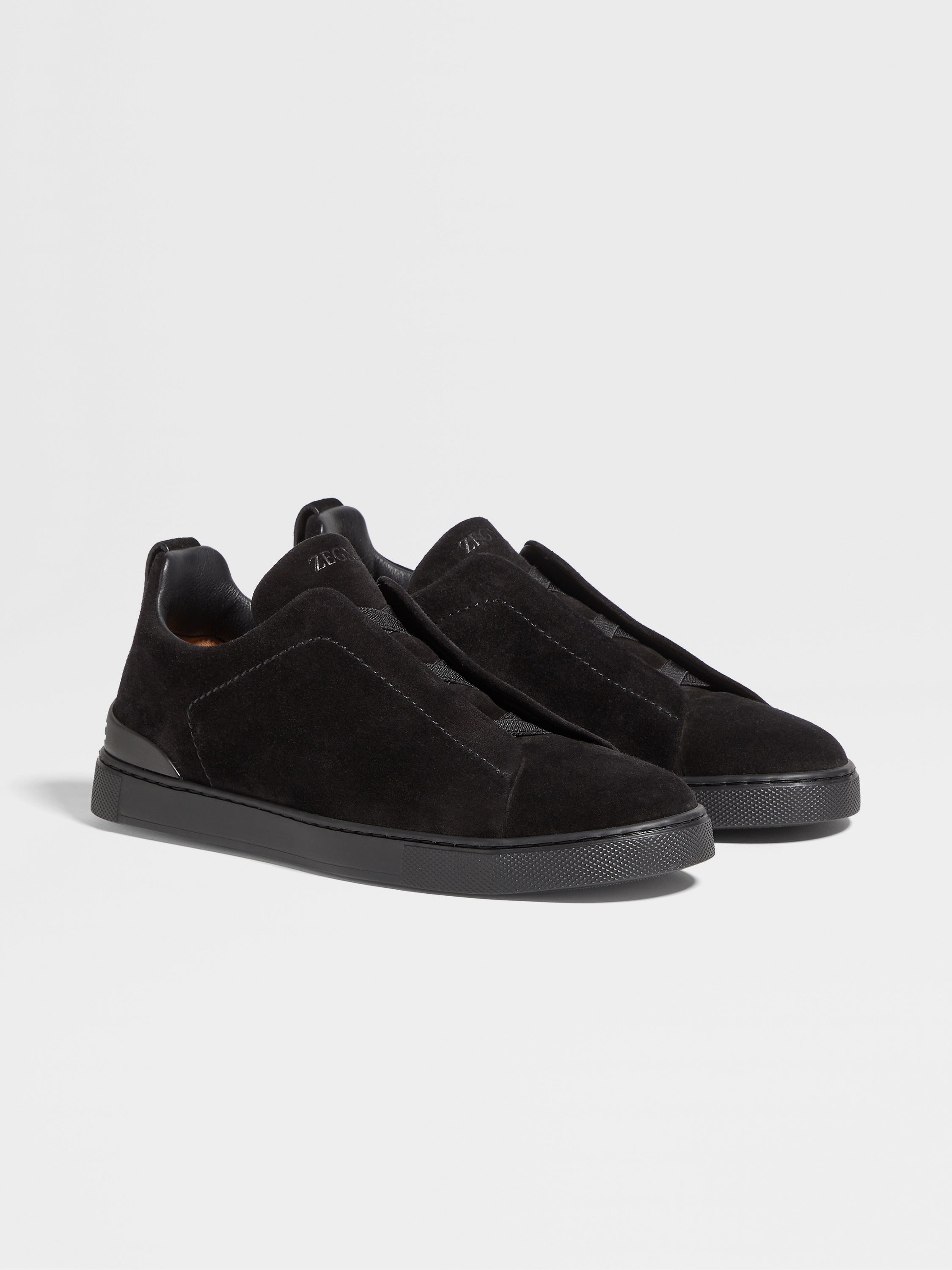 Brown Suede Triple Stitch™ Sneakers FW24 25621915 | Zegna US Brown Suede Triple Stitch™ Sneakers FW24 25621915 | Zegna US