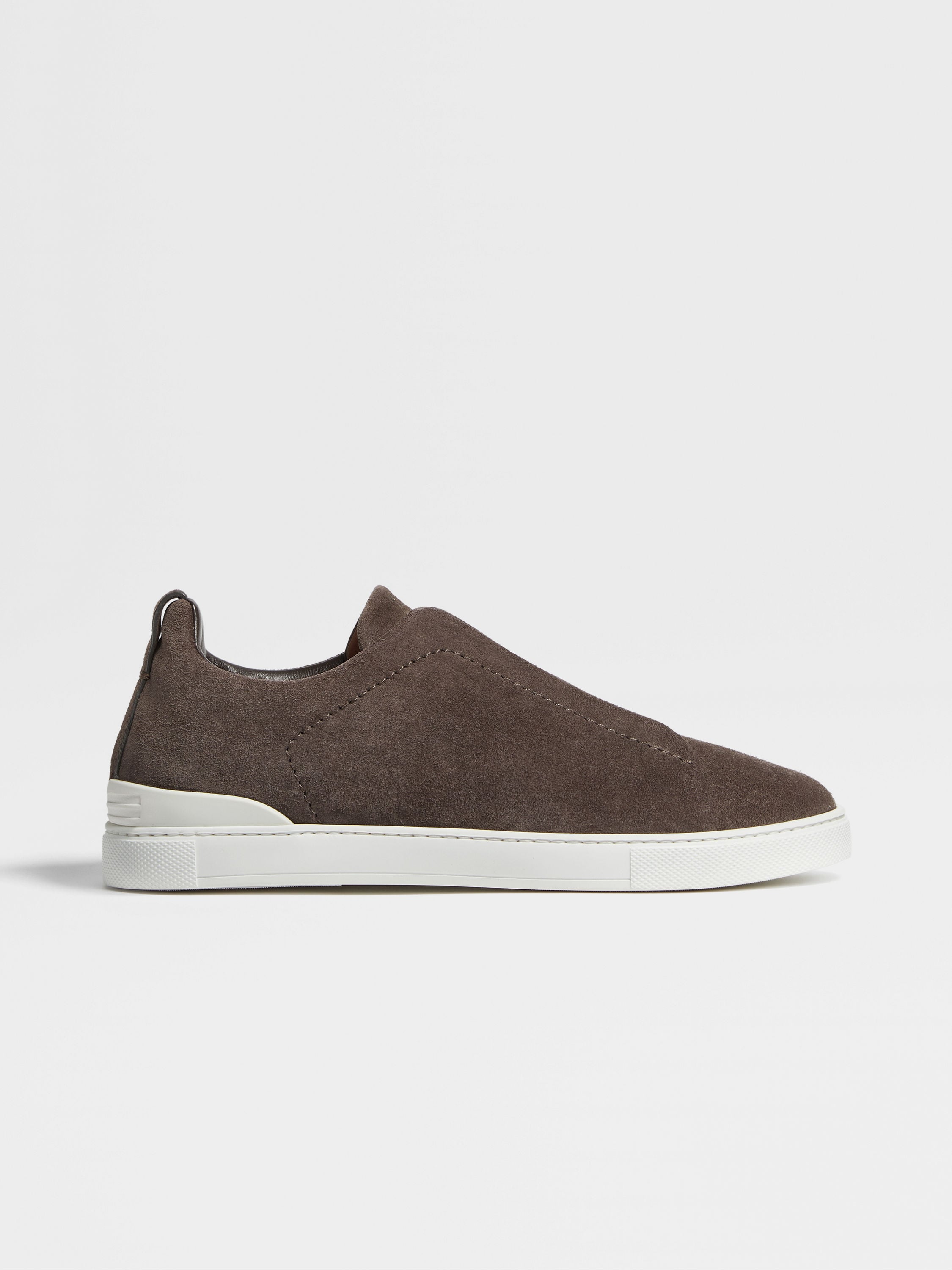 Brown Suede Triple Stitch™ Sneakers FW24 25621915 | Zegna US Brown Suede Triple Stitch™ Sneakers FW24 25621915 | Zegna US