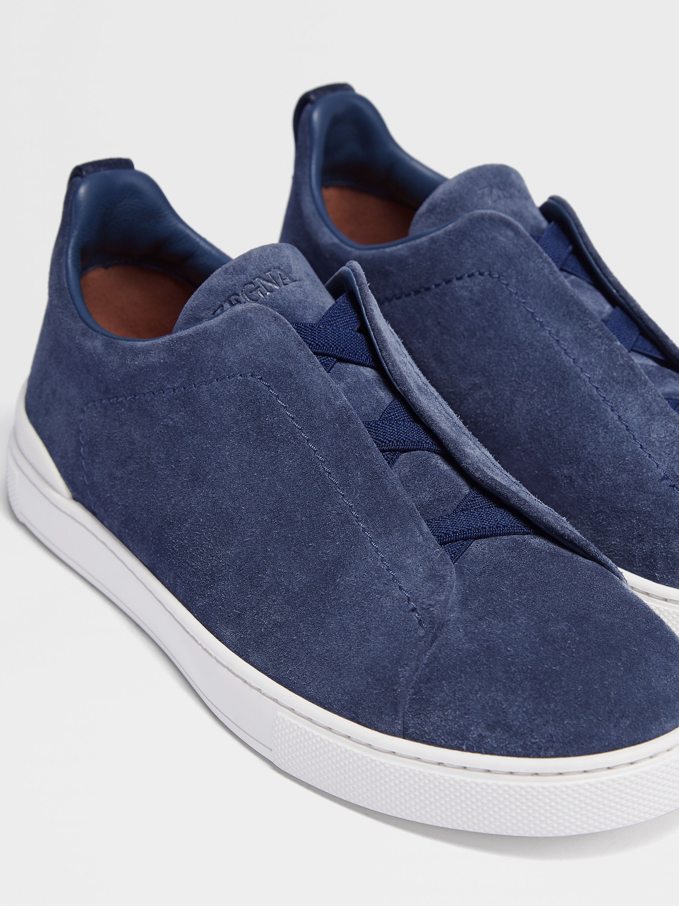 Utility Blue Suede Triple Stitch™ Sneakers