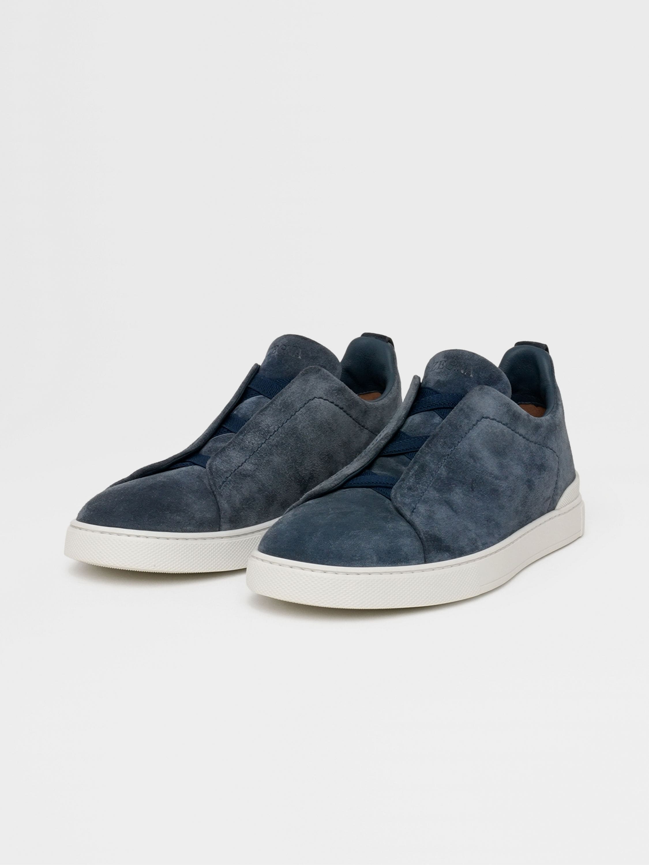 Utility Blue Suede Triple Stitch™ Sneakers