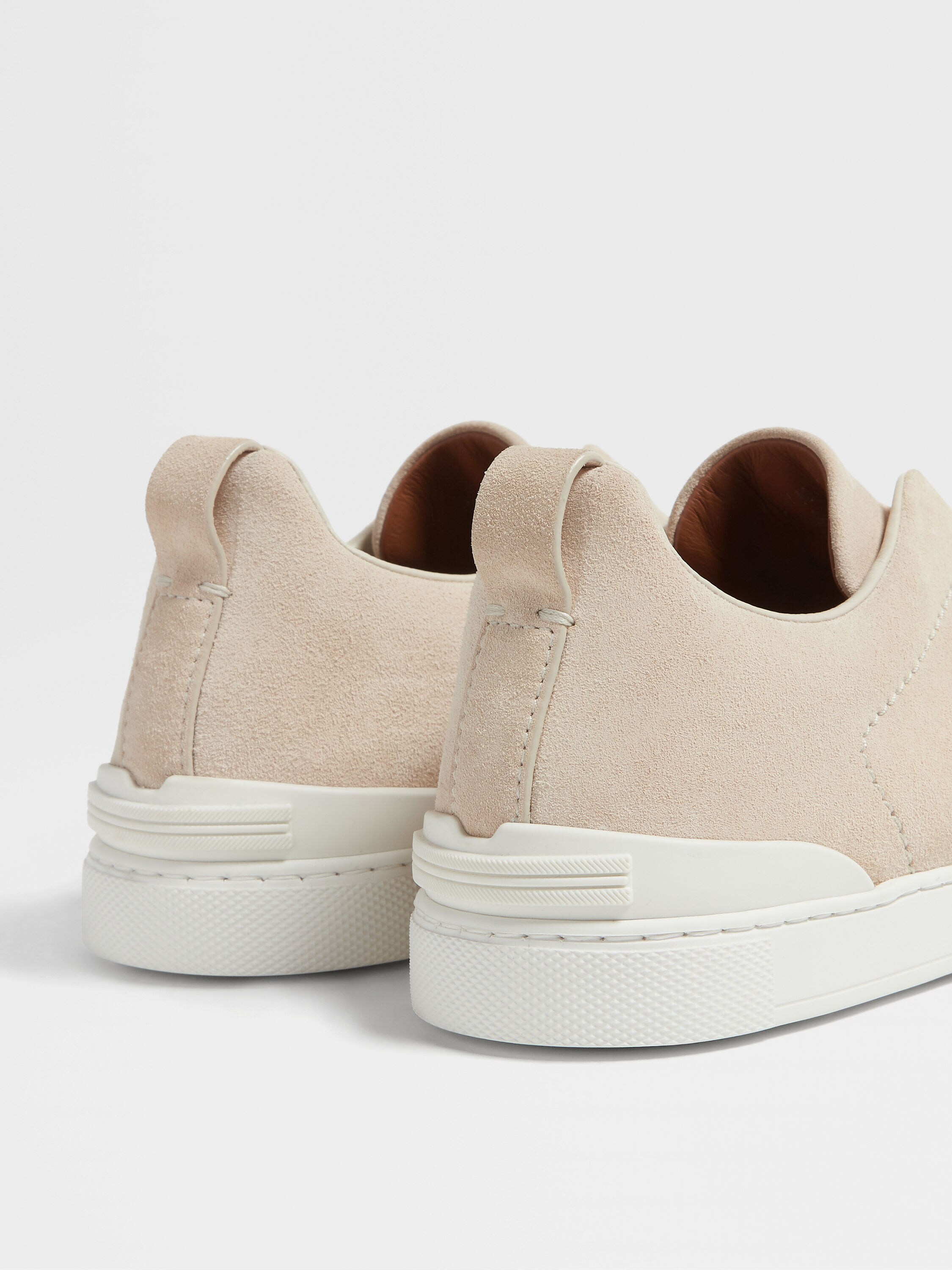 Light Beige Suede Triple Stitch™ Sneakers Product detail photo #2