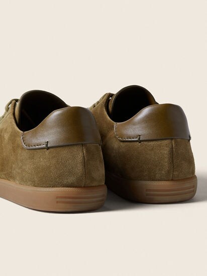 Olive Green 232 Suede Sneakers SS26 37094712 | Zegna GB