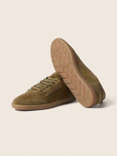 Olive Green 232 Suede Sneakers SS26 37094712 | Zegna US