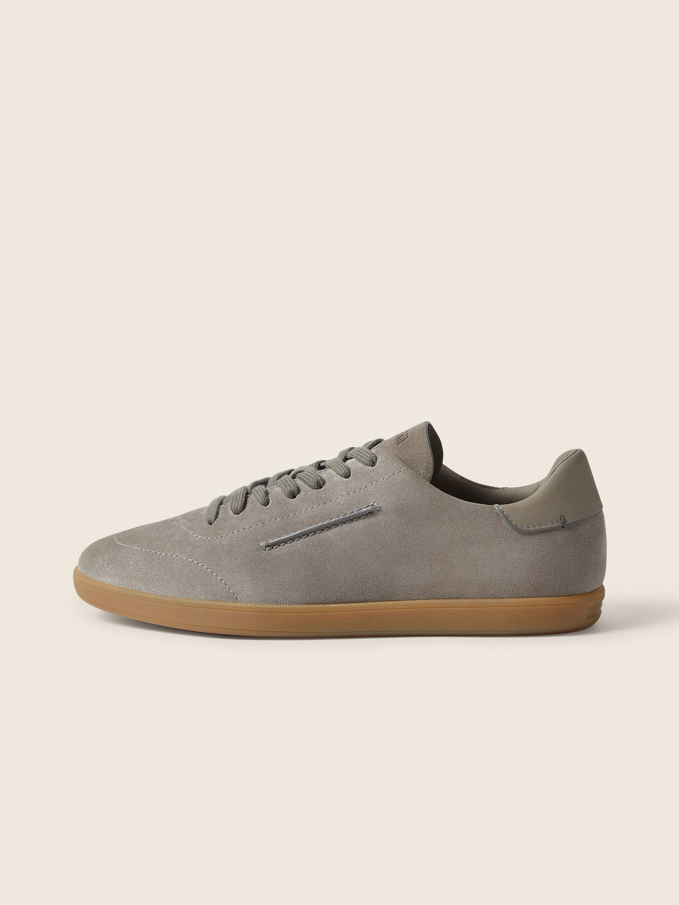 Grey Mélange Suede 232 Sneakers Product detail photo #3