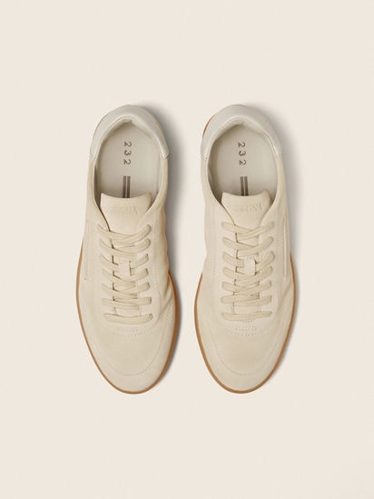 White 232 Suede Sneakers FW26 37109540 | Zegna SE