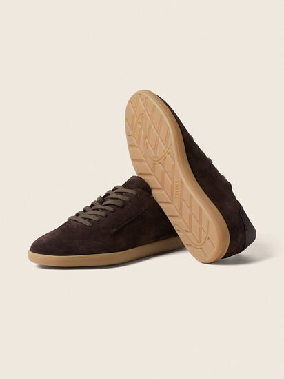 ダークブラウン 232 スエード スニーカー SS26 37094701 | Zegna JP