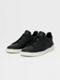 Black PELLETESSUTA™ Leather Triple Stitch™ Sneakers