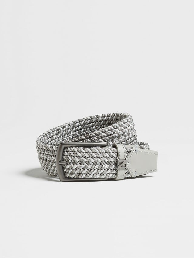 Grey Mélange Rayon Belt Main product photo