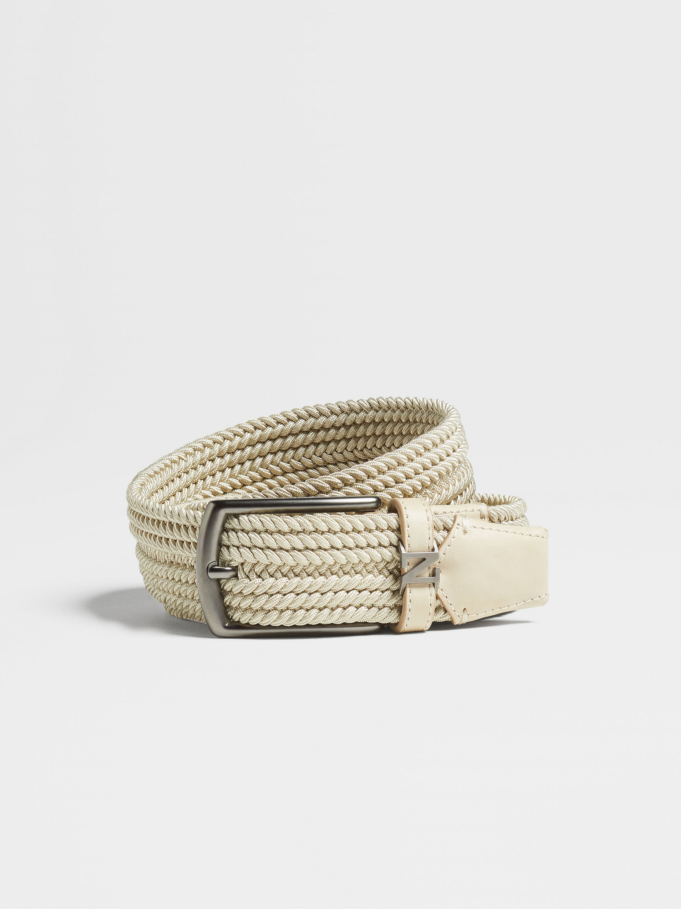 Light Beige Rayon Belt 