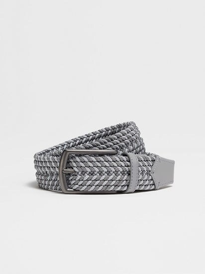 Grey Mélange Rayon Belt SS24 26579763