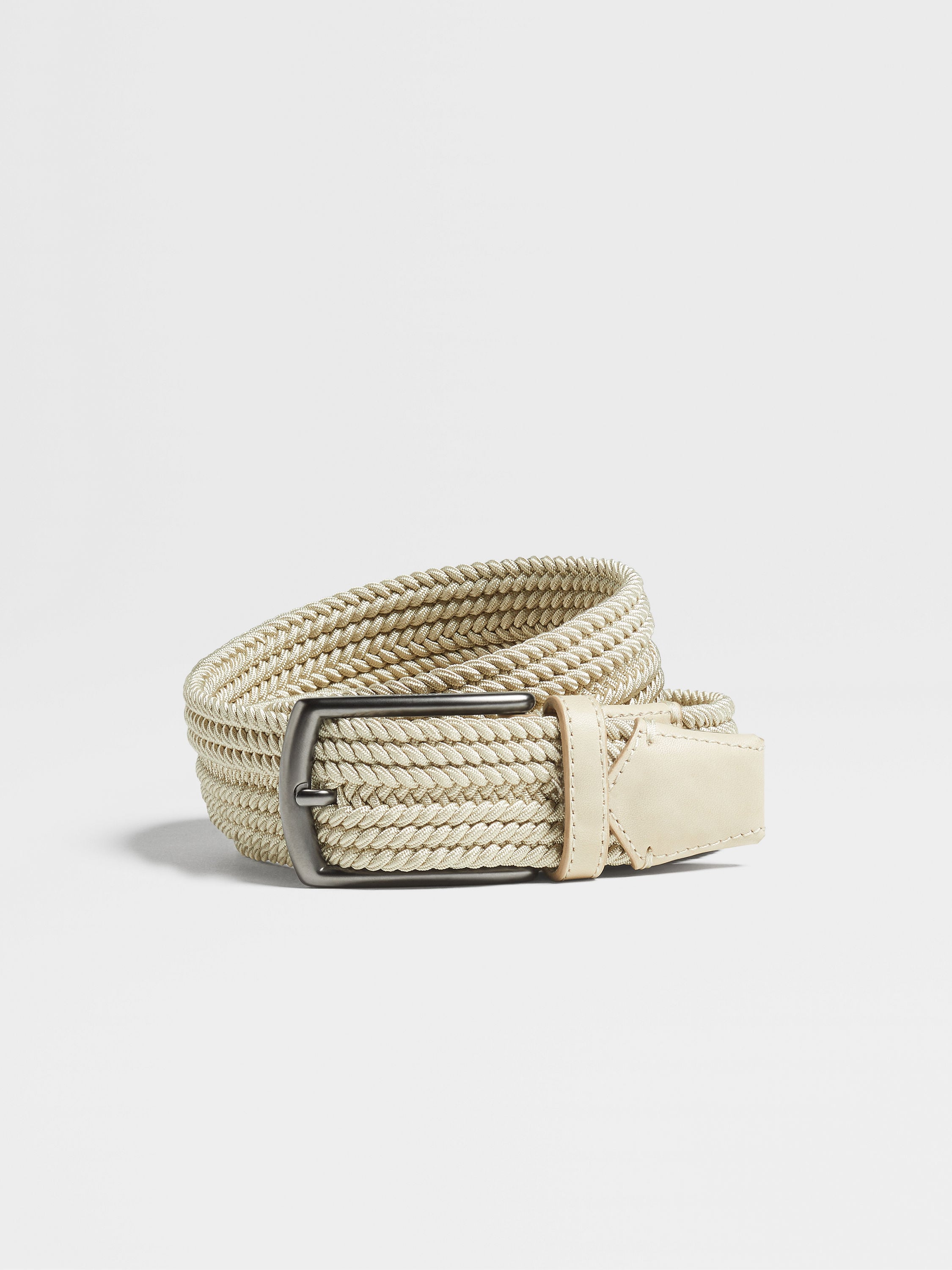 Light Beige Rayon Belt FW25 30583273 | Zegna US Light Beige Rayon Belt FW25 30583273 | Zegna US