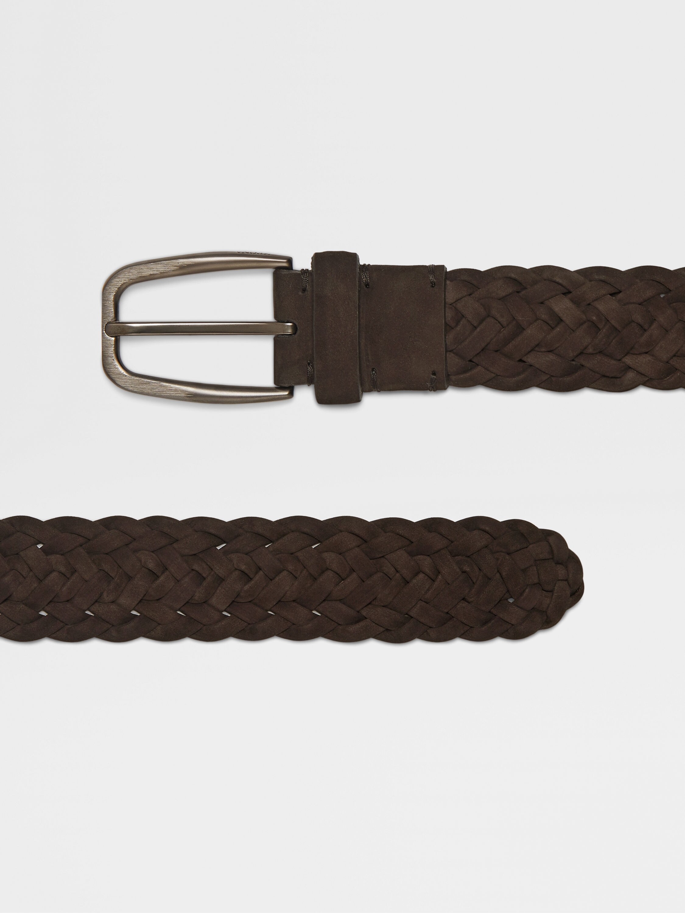 Cintura in Pelle Marrone Scuro Foto #1 di dettaglio del prodotto