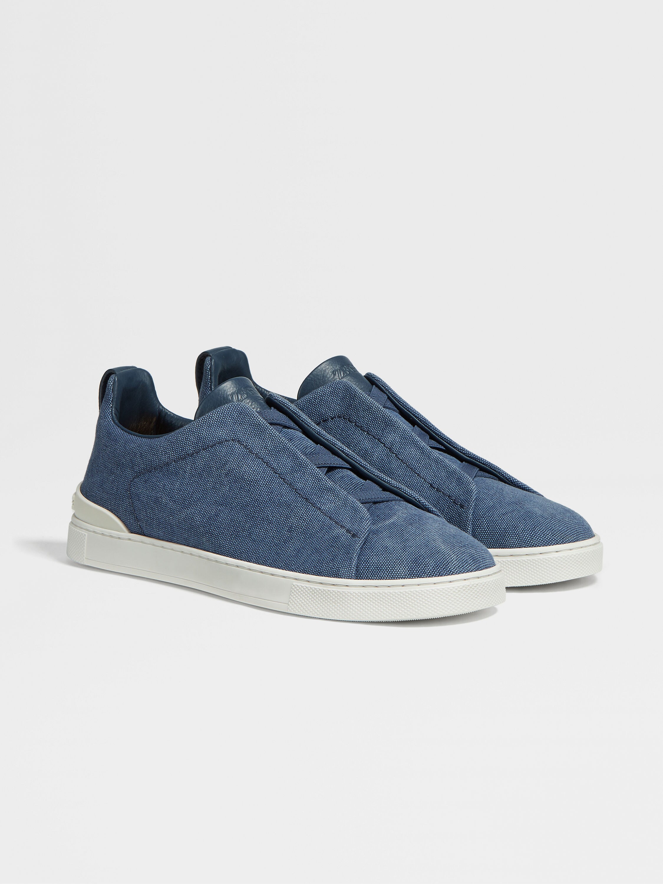 Blue Canvas Triple Stitch™ Sneakers