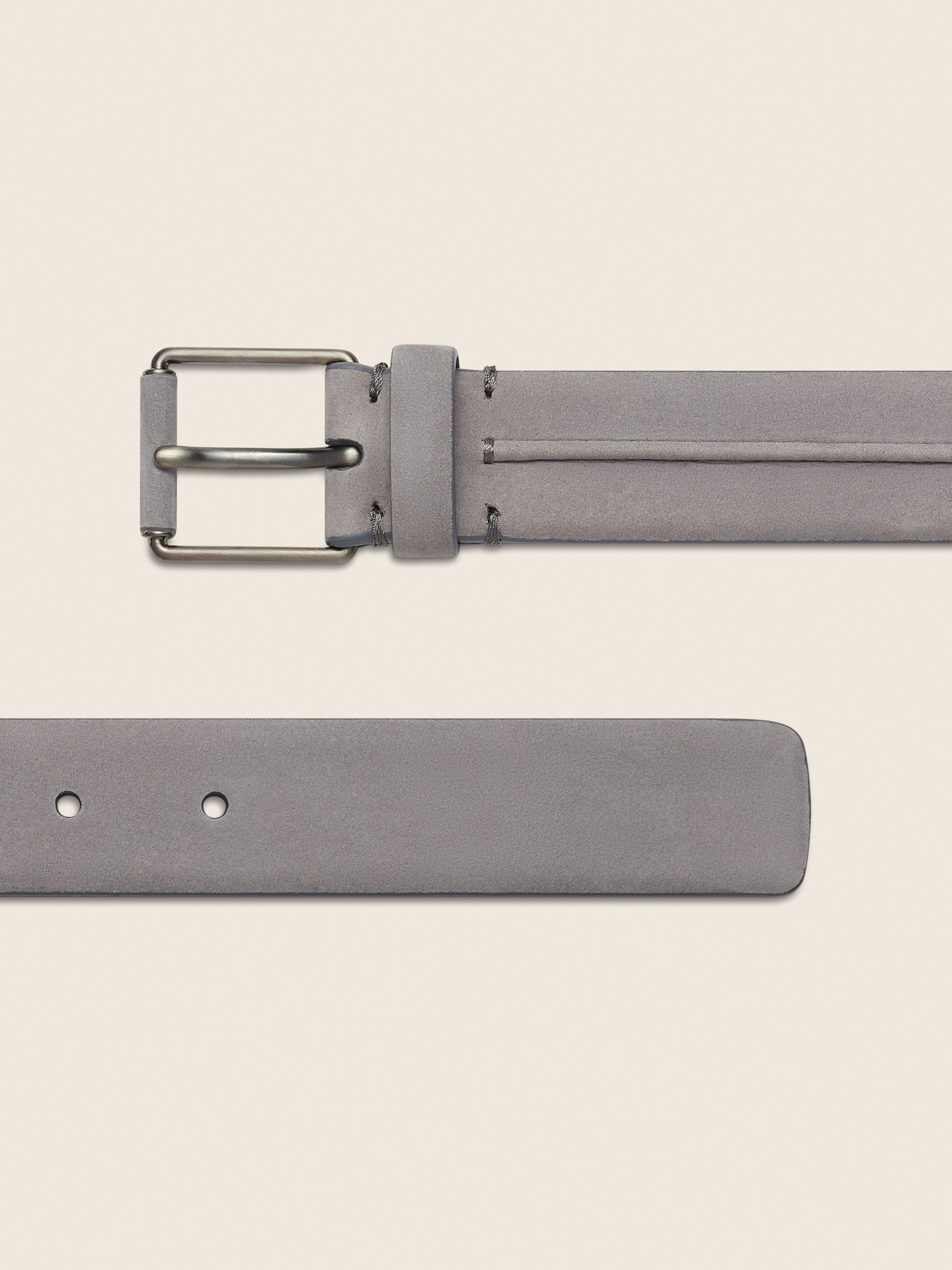 Grey Mélange Nubuck Belt Product detail photo #1