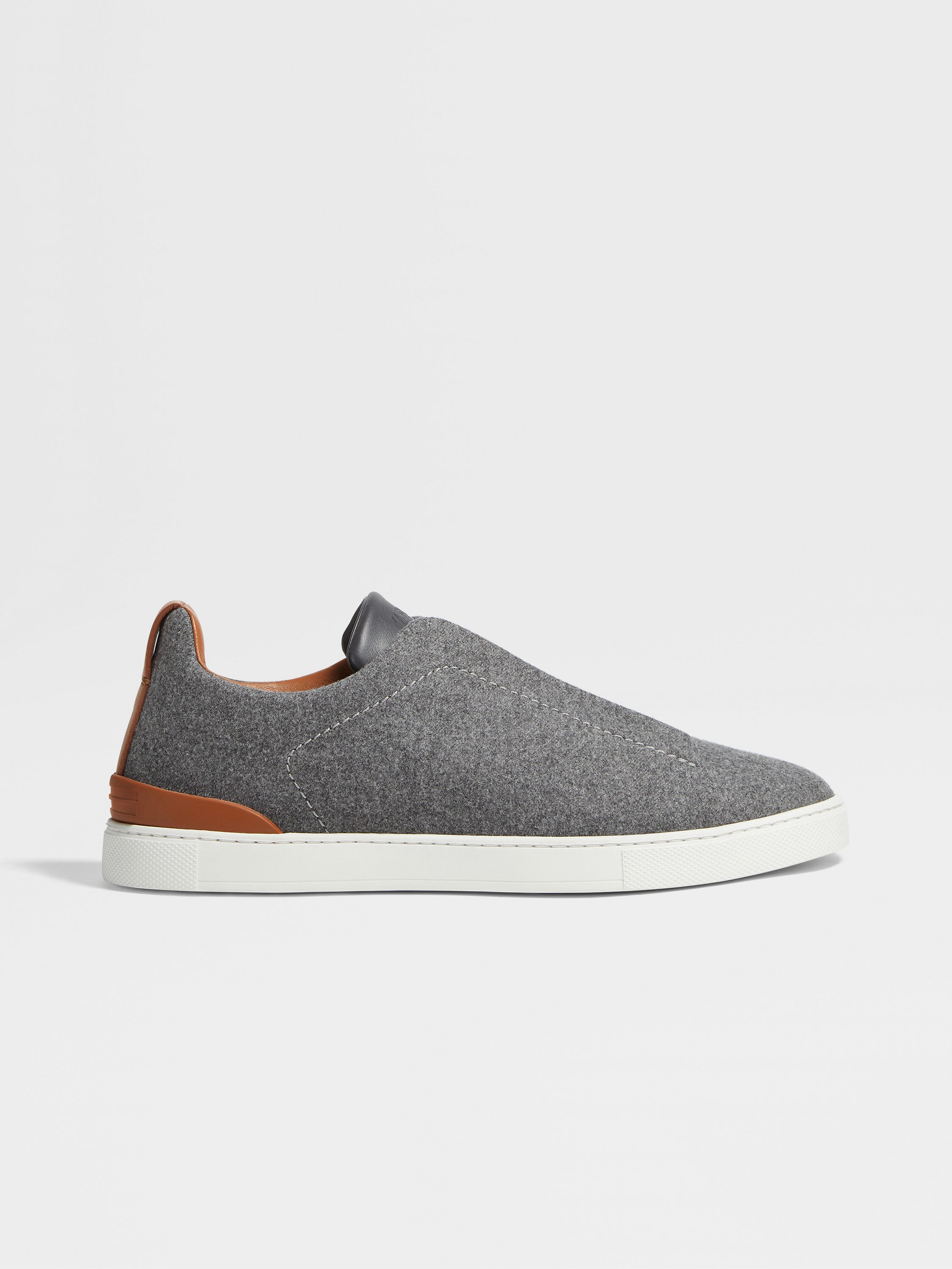 Grey Mélange #UseTheExisting™ Wool Triple Stitch™ Sneakers Product detail photo #3