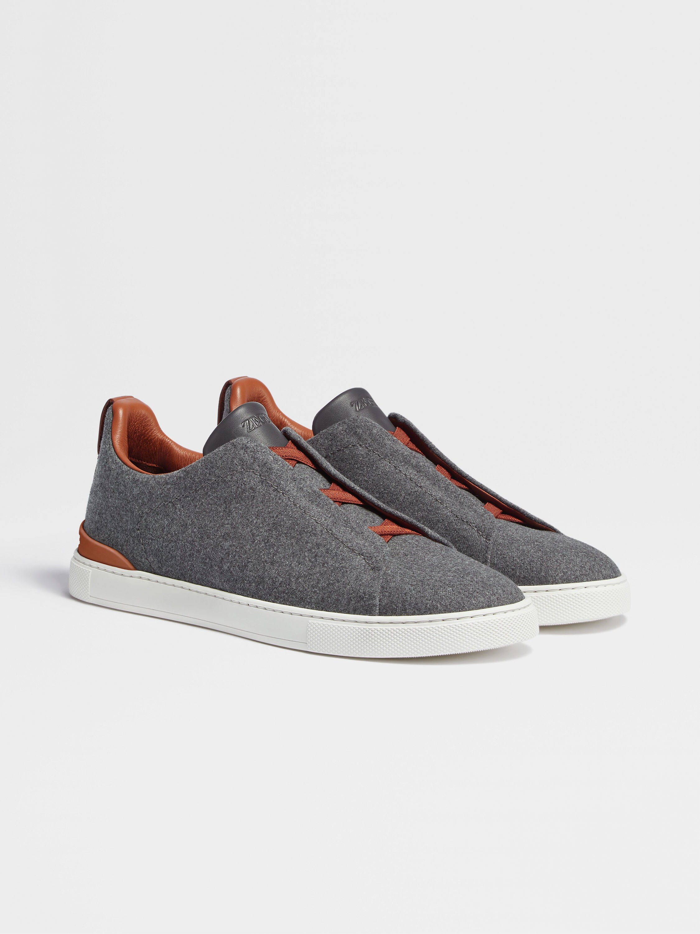 Grey Mélange #UseTheExisting™ Wool Triple Stitch™ Sneakers SS25 