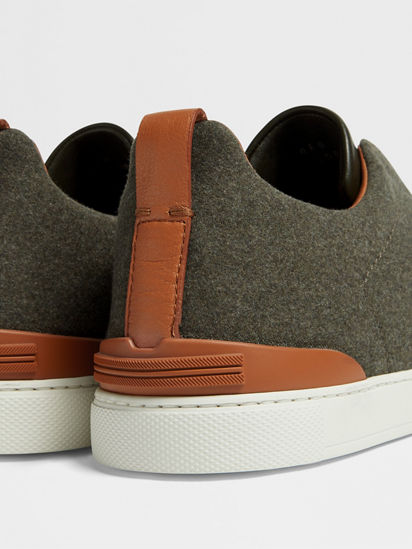 Zapatillas Triple Stitch™ en Lana #UseTheExisting™ Color Gris