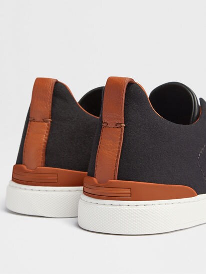 Black #UseTheExisting™ Wool Triple Stitch™ Sneakers SS25