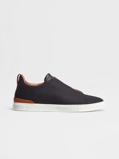 Black #UseTheExisting™ Wool Triple Stitch™ Sneakers SS25